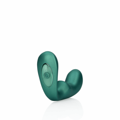Puntige Vibrerende Prostaatmassage met Afstandsbediening - Metallic Groen - Afbeelding 7