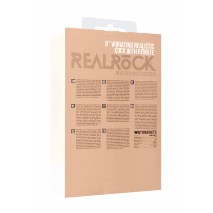 Vibrerende Realistische Cock met Scrotum - 8 / 20 cm - Afbeelding 3