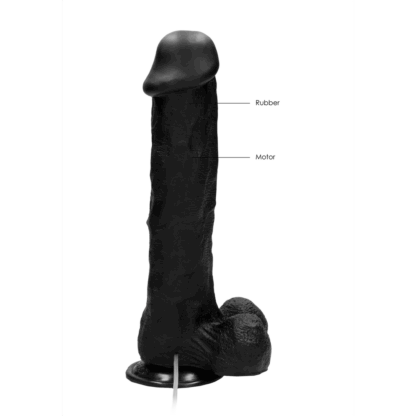 Vibrerende Realistische Cock met Scrotum - 11 / 28 cm - Afbeelding 7