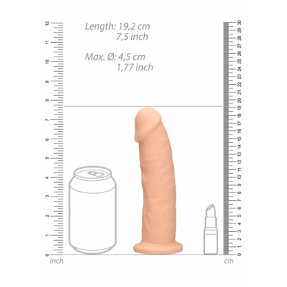 Siliconen Dildo zonder Ballen - 8 / 20 cm - Afbeelding 7