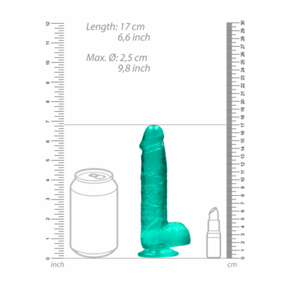 Realistische Dildo met Ballen - 6 / 15 cm - Afbeelding 6