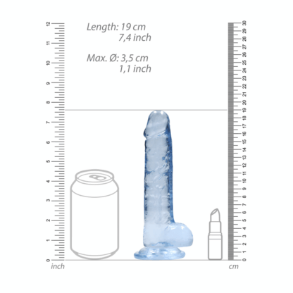 Realistisch Dildo met Ballen - 7 / 17 cm - Afbeelding 6