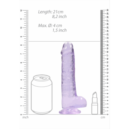 Realistische Dildo met Ballen - 8 / 21 cm - Afbeelding 6