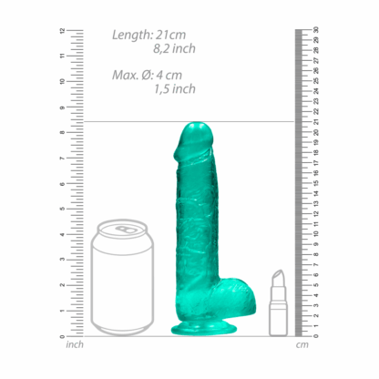 Realistische Dildo met Ballen - 8 / 21 cm - Afbeelding 6