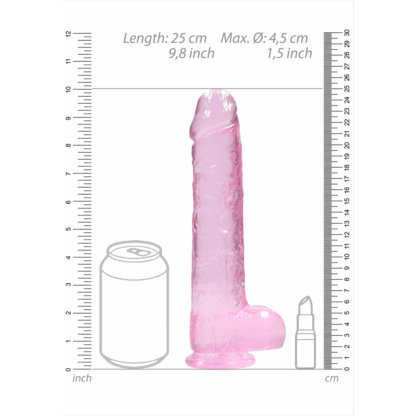 Realistisch Dildo met Ballen - 9 / 23 cm - Afbeelding 6