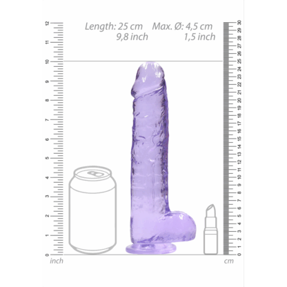 Realistisch Dildo met Ballen - 9 / 23 cm - Afbeelding 6
