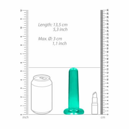 Niet-realistische dildo met zuignap - 5 / 13,5 cm - Afbeelding 4