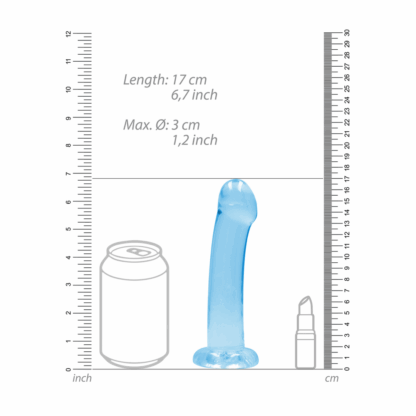 Niet-realistische Dildo met Zuignap - 7 / 17 cm - Afbeelding 4