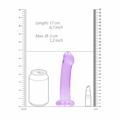 Niet-realistische dildo met zuignap - 7 / 17 cm - Afbeelding 4
