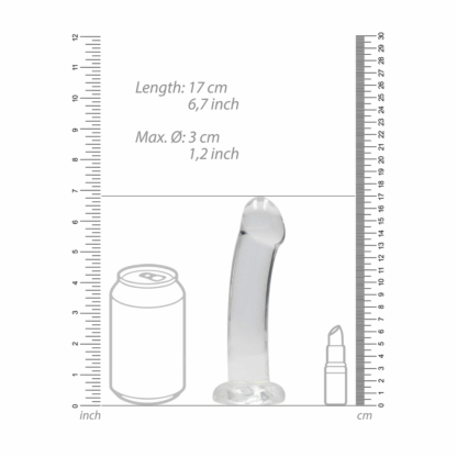Non-Realistische Dildo met Zuignap - 7 / 17 cm - Afbeelding 5