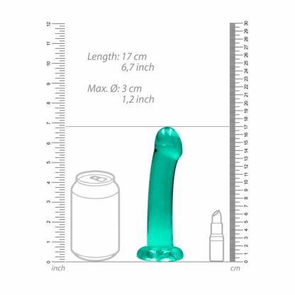 Niet-realistische dildo met zuignap - 7 / 17 cm - Afbeelding 4
