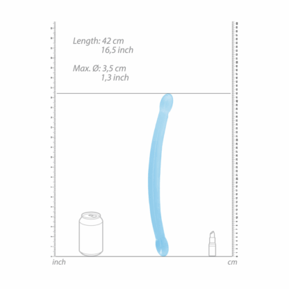 Niet-realistische dubbele dildo - 17 / 42 cm - Afbeelding 3