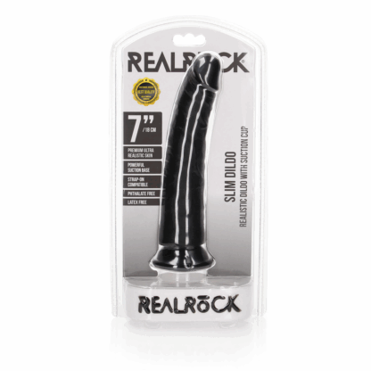 Slim Realistic Dildo met Zuignap - 7 / 18 cm - Afbeelding 2