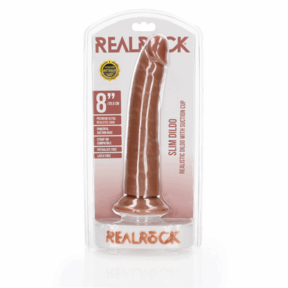 Slank Realistisch Dildo met Zuignap - 8 / 20,5 cm - Afbeelding 2