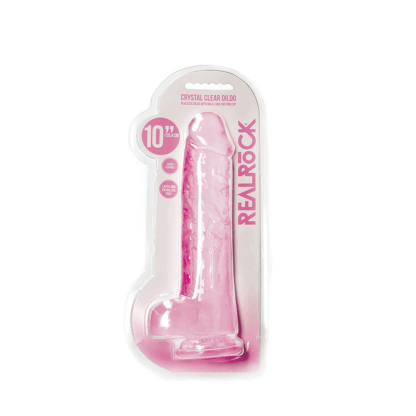 Realistische Dildo met Ballen - 10 / 25,4 cm - Afbeelding 2