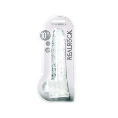 Realistische Dildo met Ballen - 10 / 25,4 cm - Afbeelding 2
