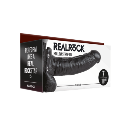 Hollow Strap-On met Ballen - 7 / 18 cm - Afbeelding 2