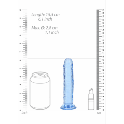 Rechtdoor Realistische Dildo met Zuignap - 6'' / 14,5 - Afbeelding 6