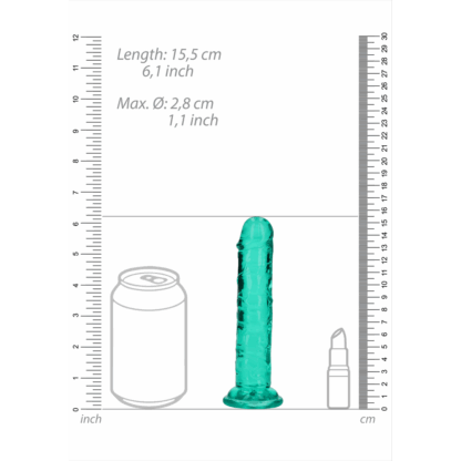 Rechtdoorn Dildo met Zuignap - 6'' / 14,5 - Afbeelding 6