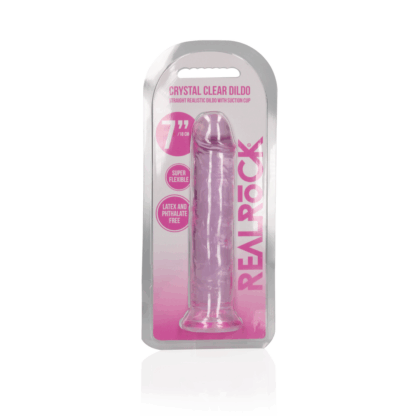 Rechtdoor Dildo met Zuignap - 7'' / 18 - Afbeelding 2