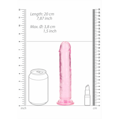 Rechtdoor Dildo met Zuignap - 7'' / 18 - Afbeelding 6