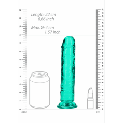 Rechtdoorrijgende Realistische Dildo met Zuignap - 8'' / 20 - Afbeelding 6