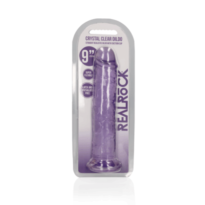 Rechtdoorlopende Realistische Dildo met Zuignap - 9'' / 23 - Afbeelding 2