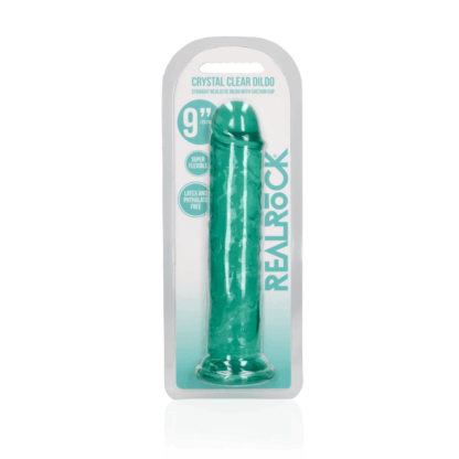 Rechtdoor Realistisch Dildo met Zuignap - 9'' / 23 - Afbeelding 2