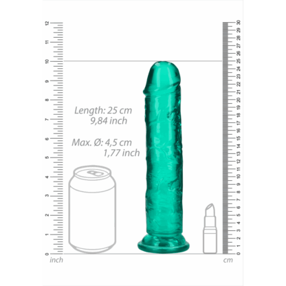 Rechtdoor Realistisch Dildo met Zuignap - 9'' / 23 - Afbeelding 6