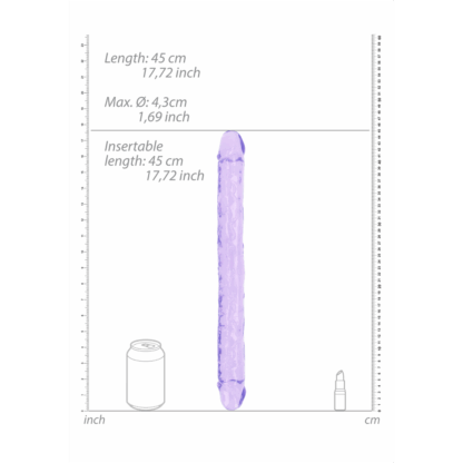 Realistische Double Dong - 18'' / 45 cm - Afbeelding 4