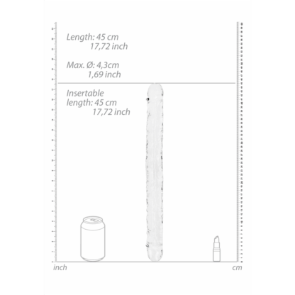 Realistische Double Dong - 18'' / 45 cm - Afbeelding 5