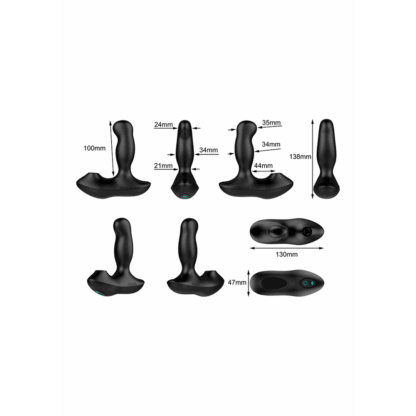 Revo Air - Draaibare Prostaat Massager met Suction en Remote Control - Afbeelding 4
