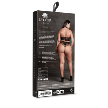 Carpo XLVI - Twee Delen met Col, Crop Top en Pantie - Plus Size - Afbeelding 3