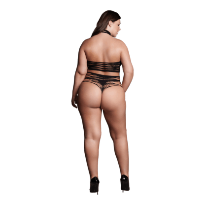Carpo XLVI - Twee Delen met Col, Crop Top en Pantie - Plus Size - Afbeelding 5