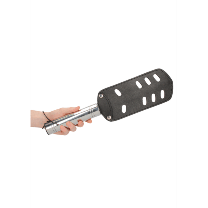 Geperforeerde leren paddle - Afbeelding 2