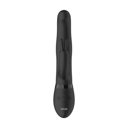 Izara - Draaibare Parels Konijnen Vibrator - Zwart - Afbeelding 6