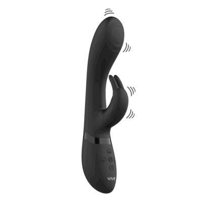 Cato - Pulse G-spot Konijn - Zwart - Afbeelding 4