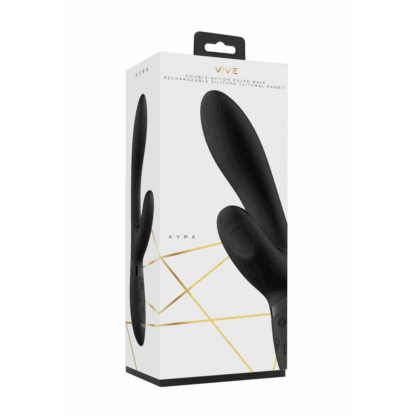 Kyra - Pulse Clitorale Rabbit - Zwart - Afbeelding 2