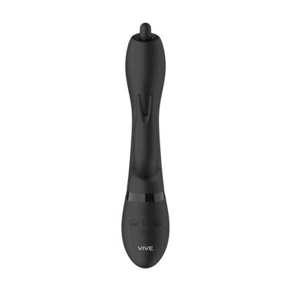 Nilo - Precisie Ronddraaiende G-spot Konijn - Zwart - Afbeelding 5