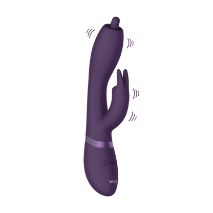 Nilo - Pinpoint Draaibare G-spot Rabbit - Paars - Afbeelding 4
