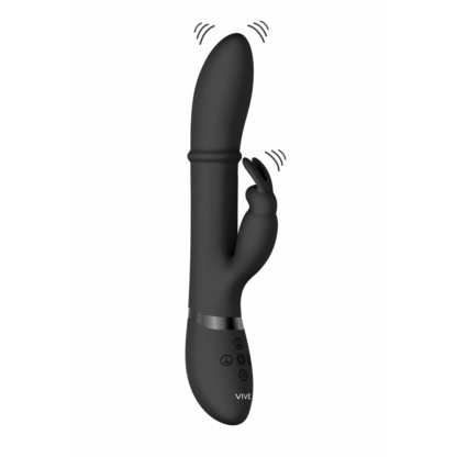 Halo - Ring Rabbit Vibrator - Zwart - Afbeelding 4