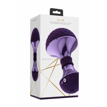 Enoki - Buigbare Massager - Paars - Afbeelding 2