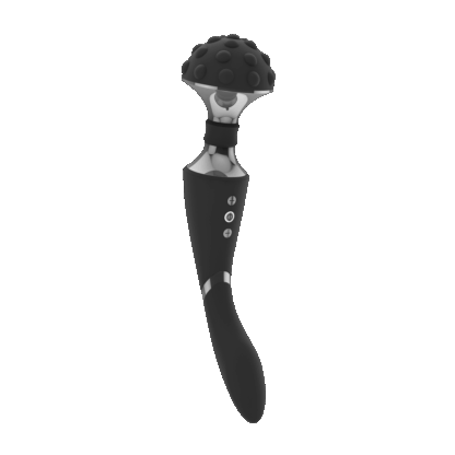 Shiatsu - Buigbare Massager Wand - Zwart - Afbeelding 5