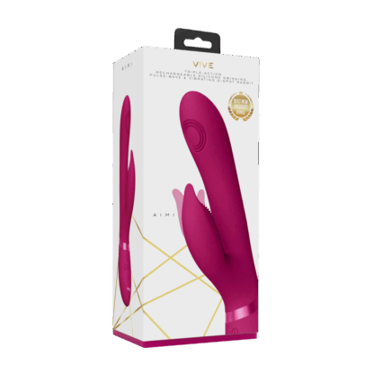 Aimi - Pulse Wave Vibrating G-Spot Rabbit - Roze - Afbeelding 2