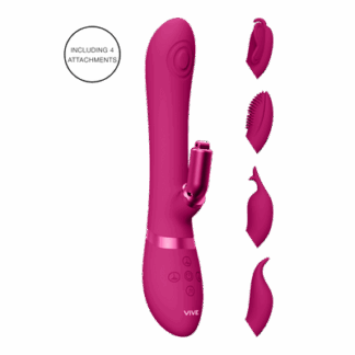 Etsu - Pulse Wave G-Spot Rabbit Clitoral Stimulator - Roze