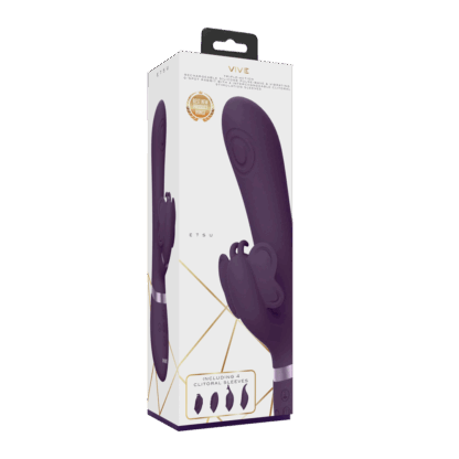 Etsu - Pulse Wave G-Spot Rabbit Clitoral Stimulator - Paars - Afbeelding 2