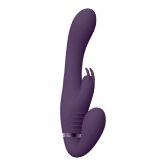 Suki - Vibrerende Strapless Strap-on Rabbit - Paars