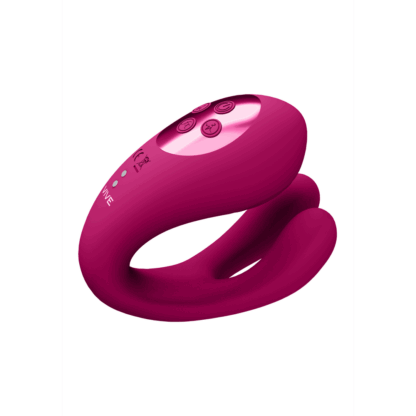 Yoko - Triple Action Vibrator Dual Prongs met Clitorale Pulsatiegolf - Afbeelding 4