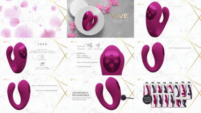 Yoko - Triple Action Vibrator Dual Prongs met Clitorale Pulsatiegolf - Afbeelding 7