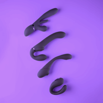 Yoko - Triple Action Vibrator Dual Prongs met Clitoral Pulse Wave - Afbeelding 7